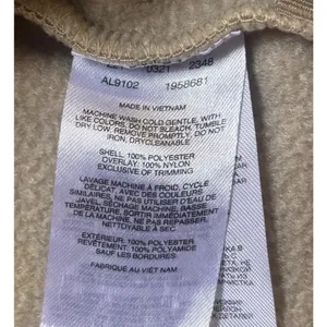 Columbia Women's L Tan‎ Cream Benton Springs Cropped Fleece Pullover 1/4 Button thumbnail 6