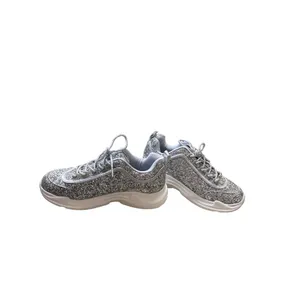 Wild Diva Lounge women’s silver sparkling shoe/ sneakers size 7.5 SKU 3544 thumbnail 4
