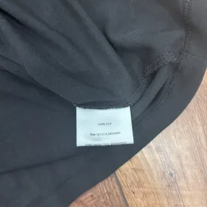 Eileen Fisher Woman 1X Black 100% Silk Scoop Neck Sleeveless Tank Top Blouse thumbnail 4