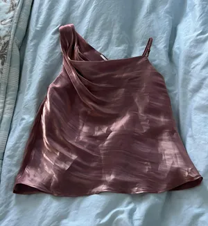 Shimmy Shimmy Top Pink One Shoulder NWOT thumbnail 3