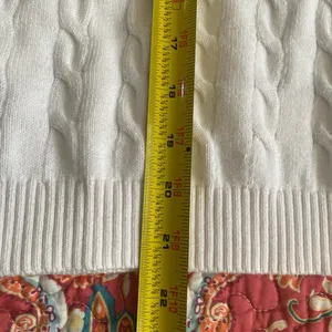 Tommy Hilfiger white knit sweater vest thumbnail 5
