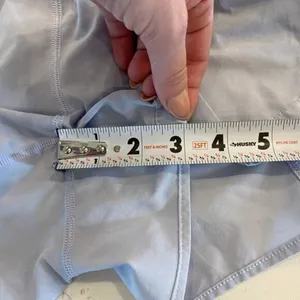 Lululemon Track That High-Rise Lined Short 3" Pastel Blue Size‎ 2 thumbnail 9