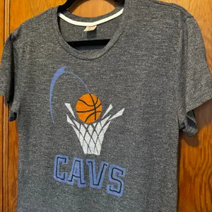 EUC‎ Homage Retro Cleveland Cavs Cavaliers Women's Shirt Large Gray NBA 90s thumbnail 2