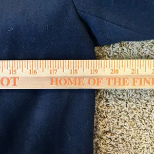 The Fifth Label Womens Winter Coat Sz S Navy Blue Long Two Button Long‎ thumbnail 8