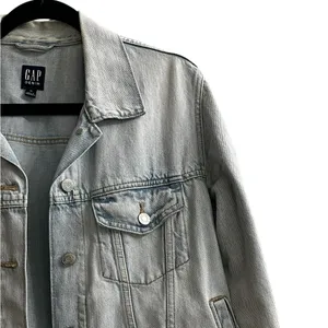 Gap Icon Denim Trucker Jacket Vintage Light Wash 90s Grunge Indie Y2K Streetwear thumbnail 3