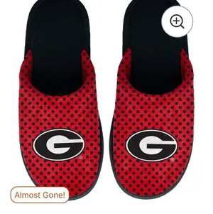 Georgia Red and Black Logo Slippers-no flaws! 8 thumbnail 2
