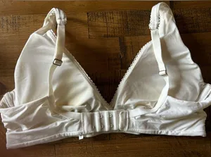 Pip & Vine By Rosie‎ Pope Ivory Nylon Padded Wireless Bra thumbnail 3