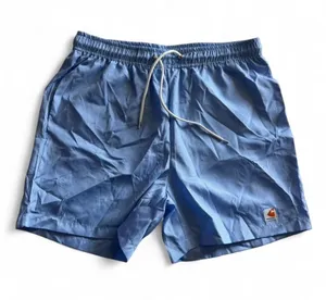 🌊 NWOT SHEIN Blue & White Striped Swim Shorts thumbnail 1