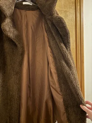 Angashion Women's Brown Fuzzy Fleece Lapel Open Front Long Coat Faux Fur thumbnail 4