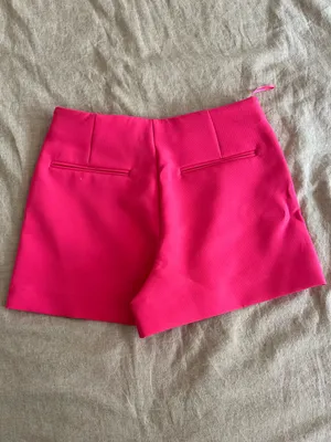Zara Hot Pink Mini Skort Size Small thumbnail 5