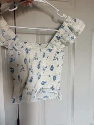 Kirious Floral smocked tank Tj maxx thumbnail 5