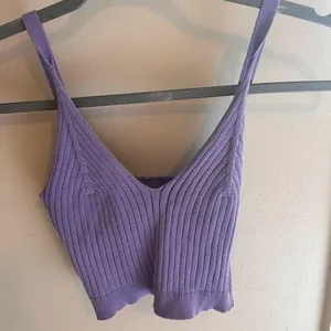 Purple crop top thumbnail 1