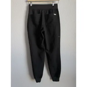 FIGS Zamora Jogger Scrub Pants Womens Size XSP Black Nurse Technical 5 Pockets thumbnail 8