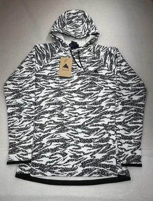 Burton Women's Crown Weatherproof Pullover Fleece Zebra Size XL NWT $95 MSRP thumbnail 1