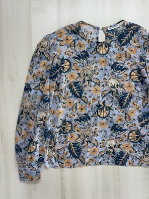 ROBERTA ROLLER RABBIT x Tuckernuck Cora floral blouse s work career thumbnail 1