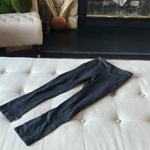 Lululemon Black Full Length Mesh Leggings Size 2 thumbnail 2