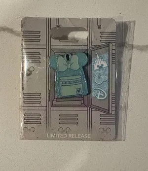 Disney Teal Minnie Ear Backpack Limited Release Pin thumbnail 1