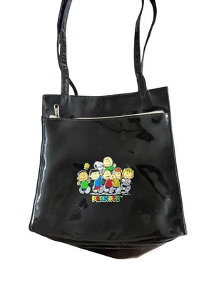 PEANUTS Vintage 70s/80s Charles Schultz Black Shoulder Bag thumbnail 9