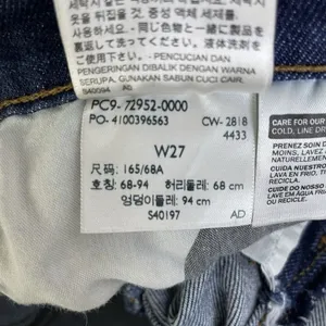 Levis LEJ Re-Issue Slouch Taper Jeans 27 Womens Blue Denim Relaxed Crop Stretch thumbnail 11