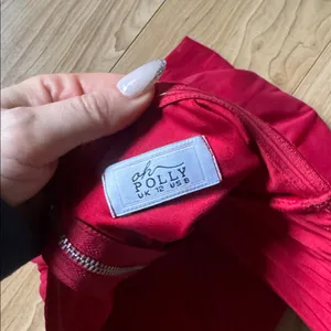 Oh Polly Red Crop Corset thumbnail 3