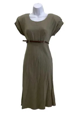 Vintage Hearts Linen Blend Dress thumbnail 1