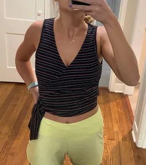 superdown Mina Rib Wrap Top thumbnail 2