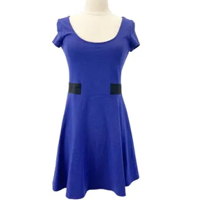 American Eagle Skater Dress Womens‎ Size Small Colorblock Stretch Retro Mini thumbnail 4