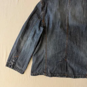 Riders Copper Collection XL Y2K Embroidered Denim Blazer Western Boho thumbnail 10