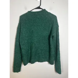 J.Crew‎ Boucle Mockneck Sweater Autumn Pine Green Wool Alpaca Blend BL773 XS thumbnail 4