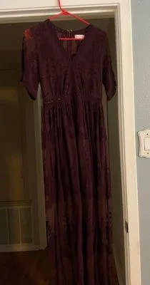 Altar’d State maxi lace dress thumbnail 1