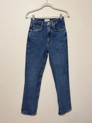 AGOLDE Stovepipe High Rise Jeans Size 24 thumbnail 2