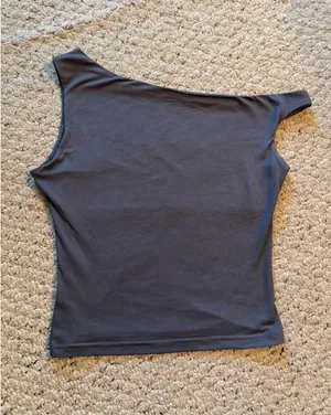 Off shoulder grey top Gray Size XS thumbnail 1