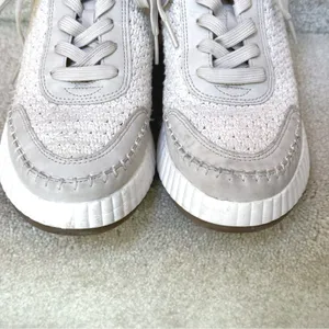 DV Dolce Vita Woven Crochet Platform Sneakers Beige Boho Women Size 8.5‎ thumbnail 3