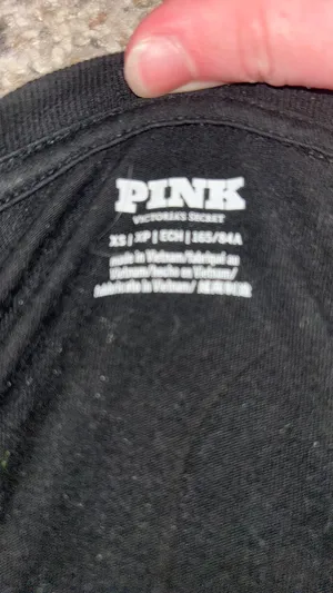 PINK long sleeve T-Shirt Black XS thumbnail 5