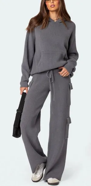 Edikted Wynter Oversized Knit Set thumbnail 1