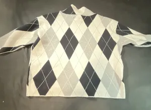 Maeve by Anthropologie Argyle Mock Neck Sweater thumbnail 8