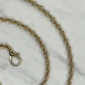 Gold Tone Chain Link Purse Strap Replacement Handbag Shoulder Crossbody ✨ thumbnail 5