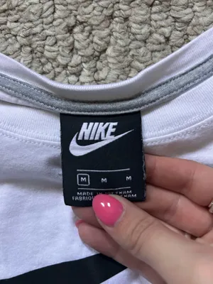 White Nike Just Do It Cropped T-Shirt thumbnail 3