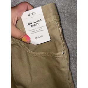 madewell low slung baggy jeans brown button fly 28 nwt thumbnail 5