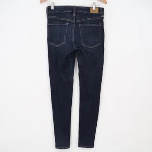 American Eagle Jeans Womens 6 Super Super Stretch X Dark Blue Skinny Excellent thumbnail 5