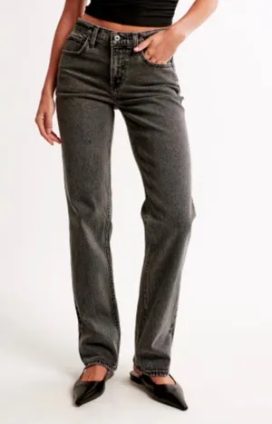 Abercrombie & Fitch 90s straight mid rise jeans size 27/4 thumbnail 1
