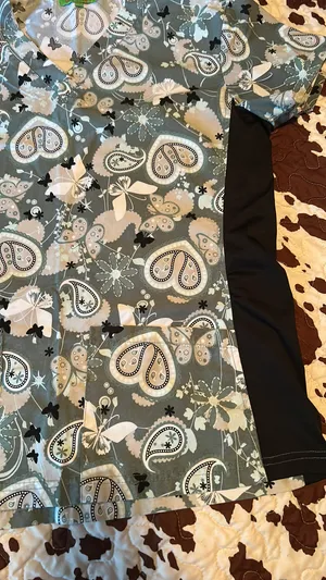 Scrub top Gray thumbnail 3