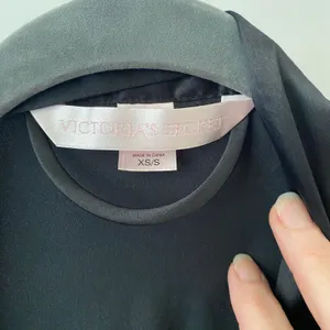 Victoria's Secret Black Old Hollywood Robe Kimono Sleepwear lounge boudoir‎ XS/S thumbnail 4