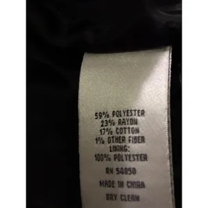 Jones New York Suit Blazer Womens 6 Gold Black Striped‎ Metallic Textured Jacket thumbnail 7