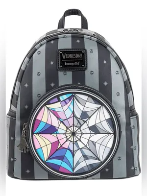 Loungefly Wednesday Nevermore Backpack thumbnail 1