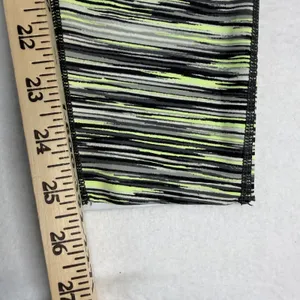 Aerie Chill Play Move Leggings Neon Yellow Black Space‎ Dye High Waisted Medium thumbnail 6