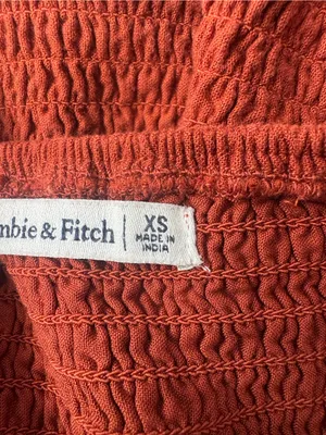 Abercrombie & Fitch Smocked Ruffle Mini Dress thumbnail 8