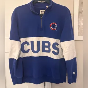 Chicago Cubs 1/4 zip sweatshirt. Size XS thumbnail 1