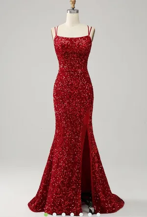 Zapaka Prom Dress Red Size 4 thumbnail 1