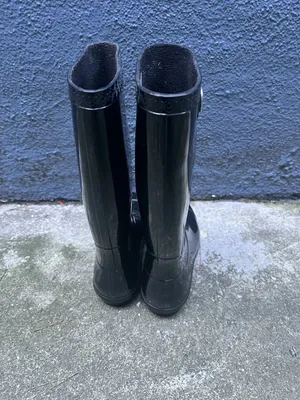 UGG Womens Rain boots 5M Shaye Navy Blue Tall Rugged Outdoors Utility Gorpcore thumbnail 3